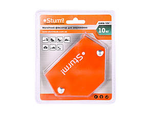 Магнітний фіксатор для зварювання 10 кг 30°/45°/60°/75°/90°/135° Sturm AWM-10V