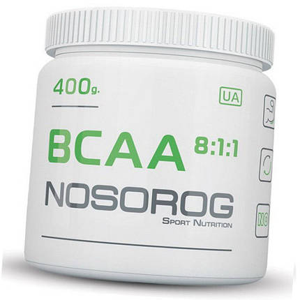 ВСАА амінокислота Nosorig BCAA 8:1:1 400 г без смаку, фото 3