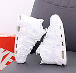 Кросівки чоловічі Nike Air More Uptempo весна осінь демісезонні білі. Живо фото. Топ, фото 5