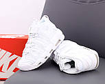 Кросівки чоловічі Nike Air More Uptempo весна осінь демісезонні білі. Живо фото. Топ, фото 8