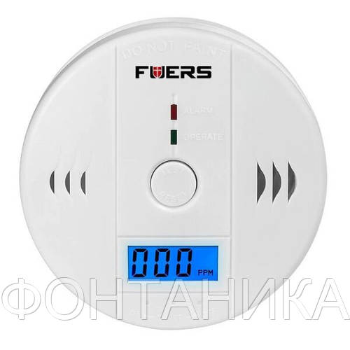 Датчик угарного газа бытовой сигнализатор CO Fuers JKD6021 Белый ...