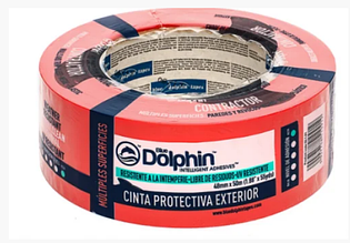 Скотч малярній 48 мм х 50 м RED (червоний) (60 подній)