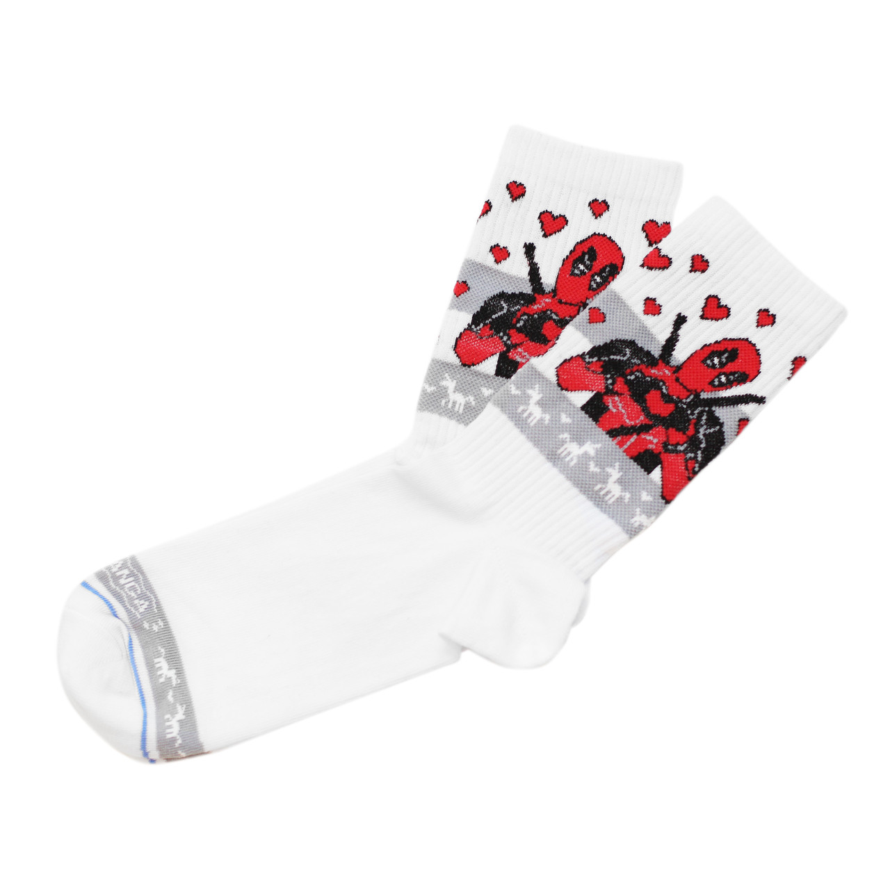 Шкарпетки LOMM Дедпул Love, One size (37-43)
