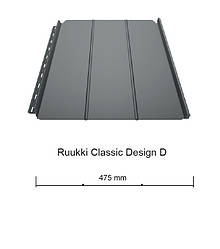 Фальцева покрівля Ruukki Classic Design D