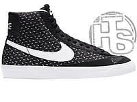 Мужские кроссовки Nike Blazer Mid 77 Polka Swoosh Black White ALL07896