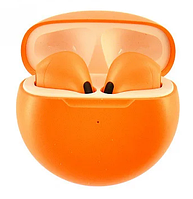 Беспроводные наушники блютус с микрофоном в кейсе Air 12 TWS Оранжевый