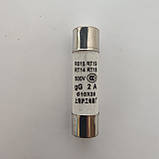 Запобіжник 500V 2A 10x38, фото 2