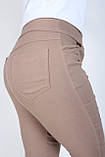 Жіночі стрейчеві лосини-джеггінси/брюки без замка, фото 6