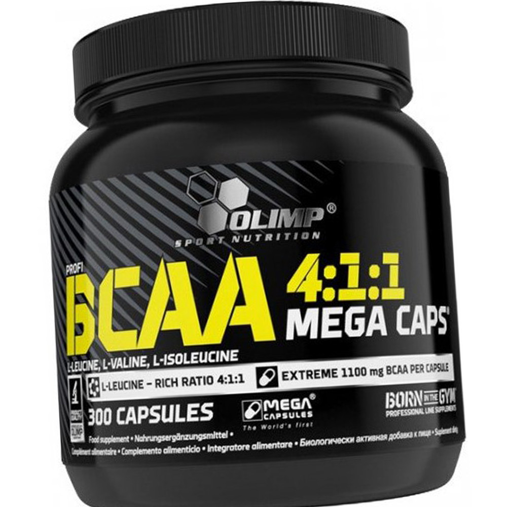 Амінокислоти BCAA Бсаа Olimp BCAA 4:1:1 Mega Caps 300 капс, фото 1