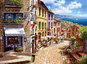 Пазлы на 3000 элементов (92 x 68 см) Ницца, Франция (картины, города), (Castorland, Польша)