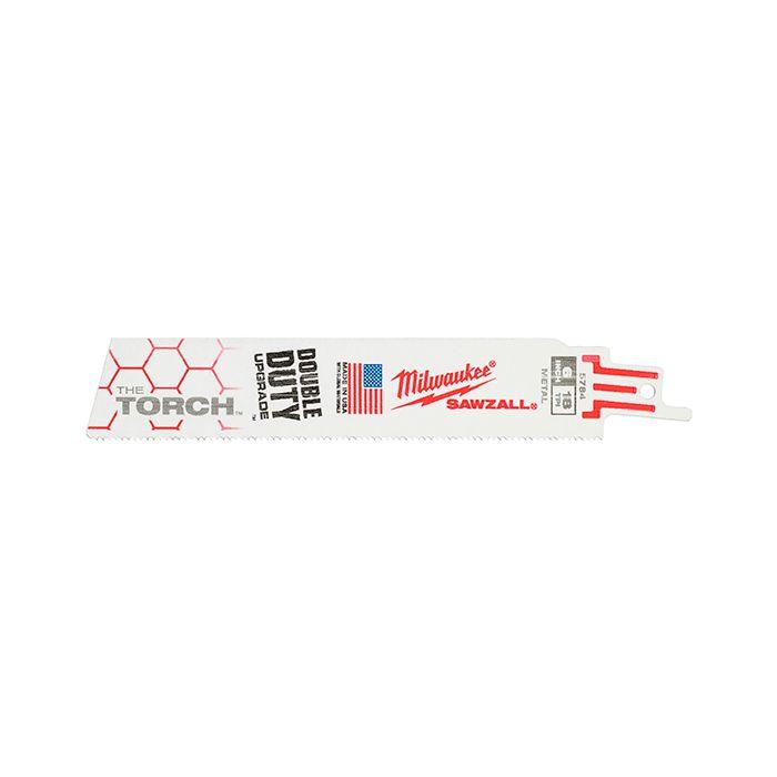 Полотно для шабельної пили Milwaukee Torch Sawzall для металу L = 230 5 шт (48005787)