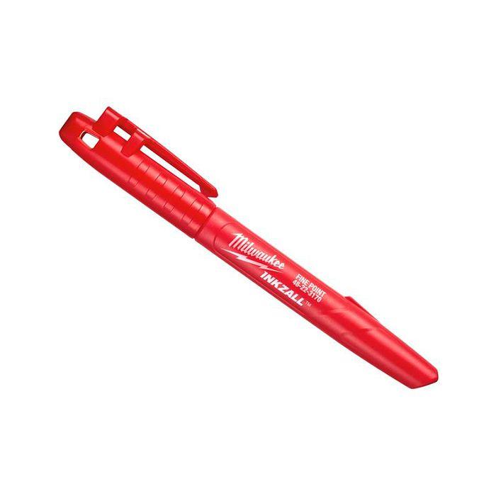 Маркер Milwaukee InkZAll тонкий червоний (48223170), фото 1
