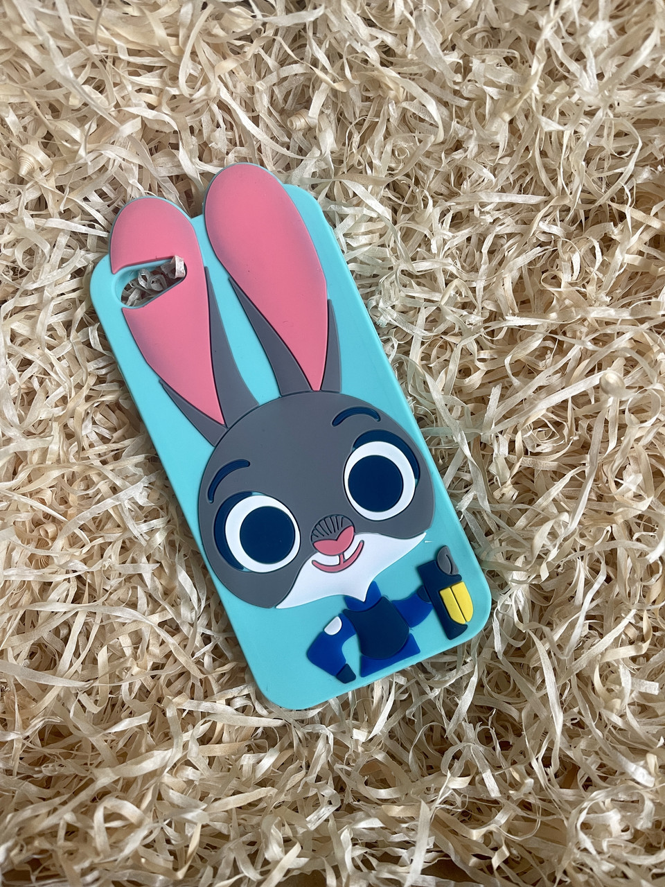 Силіконовий чохол Джуді Хопс для iPhone SE 2022/2020/ 8/ 7, Ментоловий