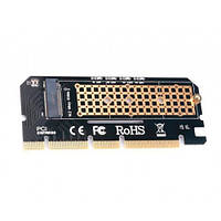 Адаптер M.2 SSD NVMe M-key к PCI-E 3.0 16x 8x 4x, 105867