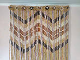Декоративні штори з намистин 120см, фото 3