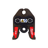 Змінні пресклещі Milwaukee J18-M28, для опресування труб (4932430252), фото 2