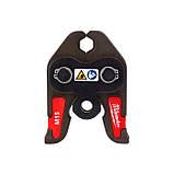 Змінні пресклещі Milwaukee J18-M15, для опресування труб (4932430246), фото 2