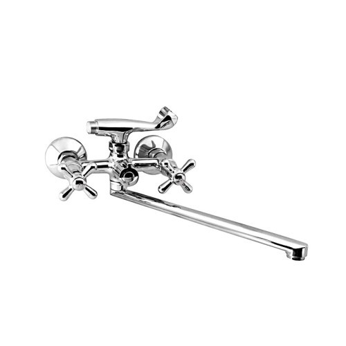 Змішувач для ванни та раковини Haiba Dominox Chr-140 Euro, фото 1