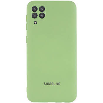 Чохол Silicone case Camera Protective для Samsung Galaxy M32 (India) Mint (20) м'ятний