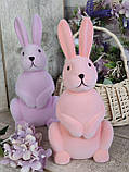 Великодній кролик для прикраси стола на свято h 30 см, фото 3