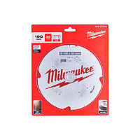 Пиляльний диск Milwaukee 190/30 мм/1,8 мм, 4 зуби. (4932471304)