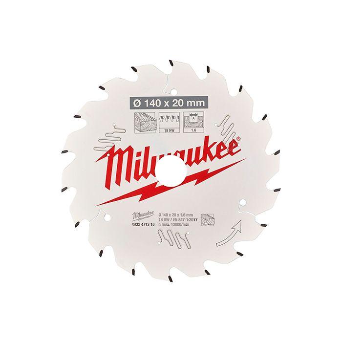 Пиляльний диск Milwaukee 190/30 мм, 16 зубів. (4932471300)