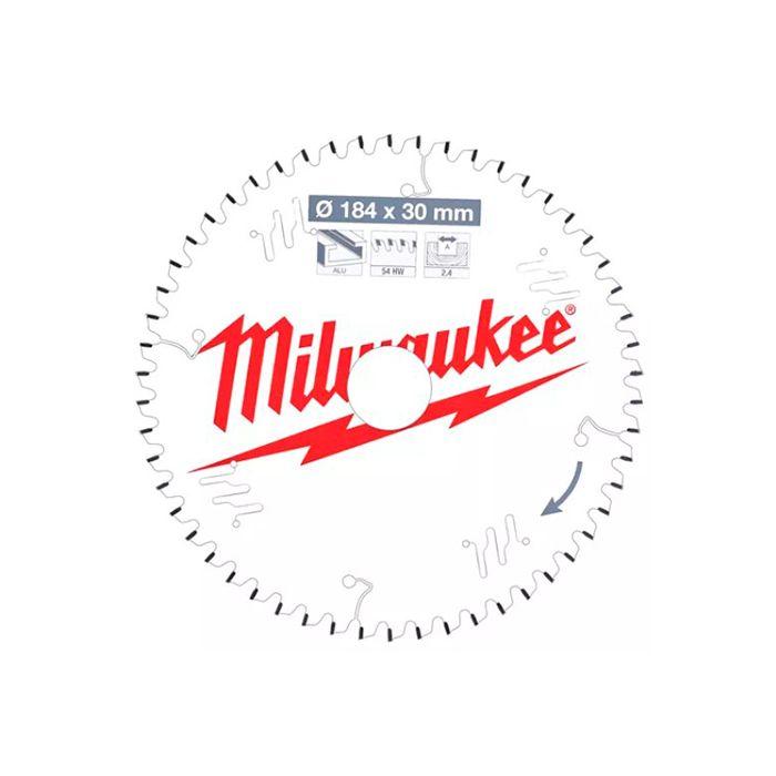 Пиляльний диск Milwaukee Alu PFTE 184х30х2.4мм 54 зубців (4932471299)