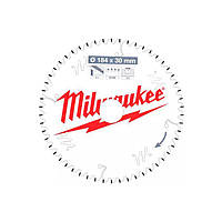 Пиляльний диск Milwaukee Alu PFTE 184х30х2.4мм 54 зубців (4932471299)