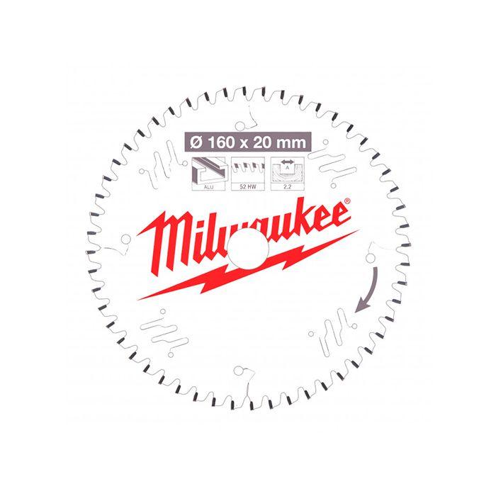 Диск для циркулярних пил для дерева Milwaukee WNF 160 x 20 x 42 (1шт) (4932346511)