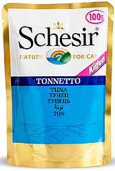 Вологий корм для кошенят Schesir (Шезир) Tuna Kitten тунець в желе, 100 г