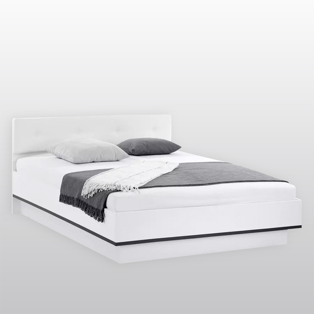 Ліжко Лукка 1,6х2,0 Підйомна з нішею і ламелями, фото 1