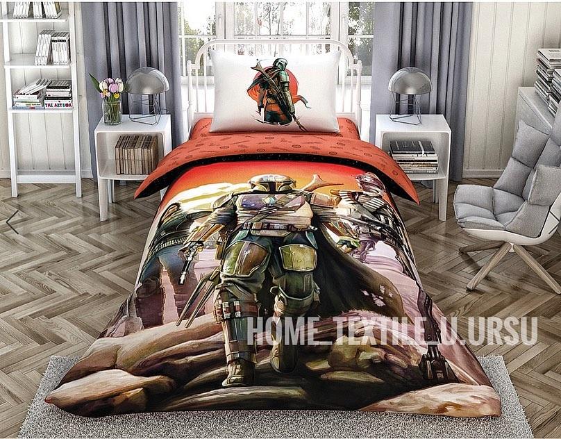 Дитяча постільна білизна ⁇ Полуторний комплект постільної білизни для дітей ⁇ Туреччина виробник Tac, фото 1