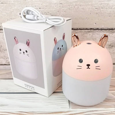 Зволожувач повітря у формі кота Humidifier Kitty Рожевий 195434