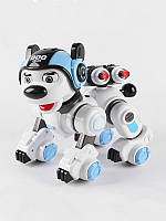 Собака-робот поліцейський Robot Dog від Limo Toy, інтерактивна іграшка, патрулює, співає, танцює, виконує команди, на радіокеруван