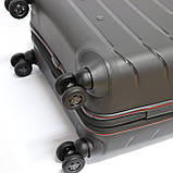 Пластикова валіза середня 70 л Snowball Robust колір антрациту, фото 5