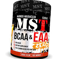Амінокислоти BCAA ЕАА Бсаа MST BCAA ЕАА zero 520 г чорна смородина, фото 4
