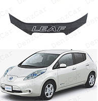 Дефлектор капота Nissan Leaf 2010-2017\Мухобойка Ниссан Лиф