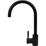 Змішувач води для раковини "STEELY BLACK 1" з кульовим регулятором чорний FALA 75852 (Польща), фото 2