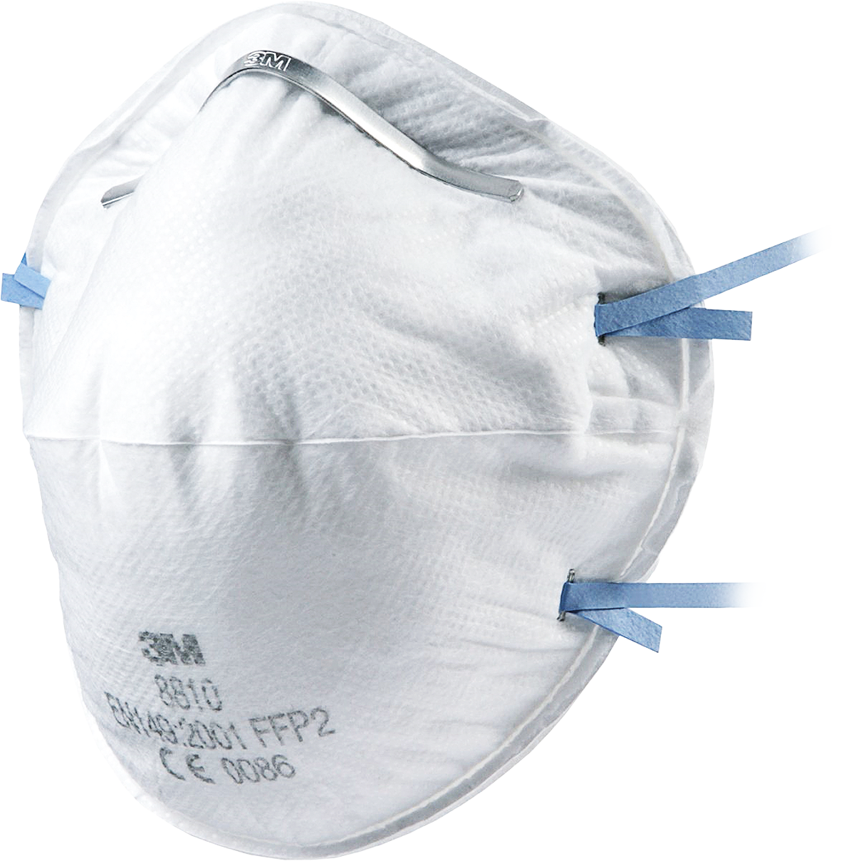 Напівмаска купольна фільтрувальна 3M-MAS-P2-8810 W 20 шт., фото 1