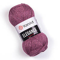 Yarnart ELEGANCE (Элеганс) № 112 слива (Пряжа хлопок с акрилом, нитки для вязания)