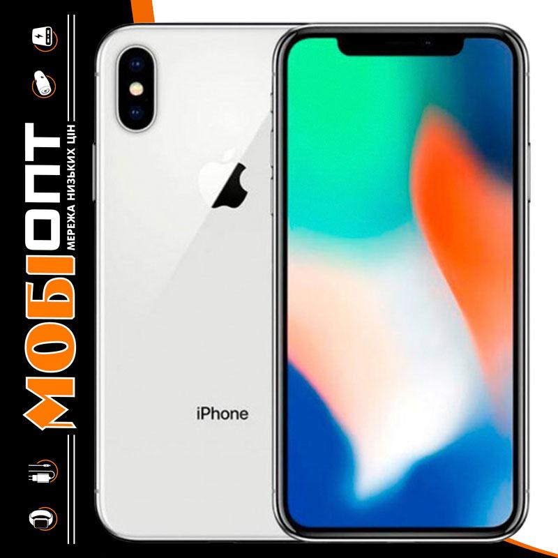 Смартфон Apple iPhone X 64Gb Silver (MQAD2) Б/У