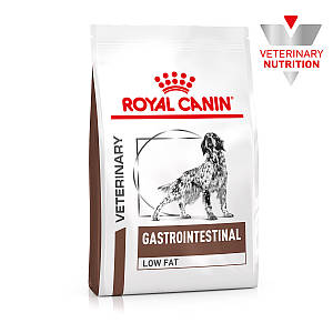 АКЦІЯ! Сухий лікувальний корм Royal Canin Gastro Intestinal Low Fat для собак 10кг+2кг