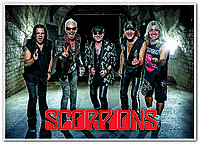 Scorpions - Рок группа постер