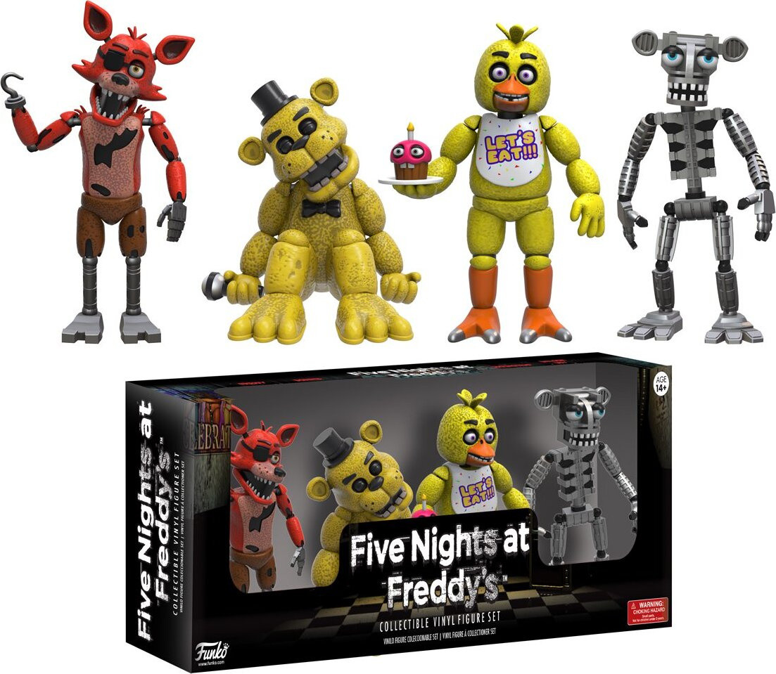 Аніматроніки Набір 4 шт 5 ночей з Фредді Фігурки Фнаф fnaf