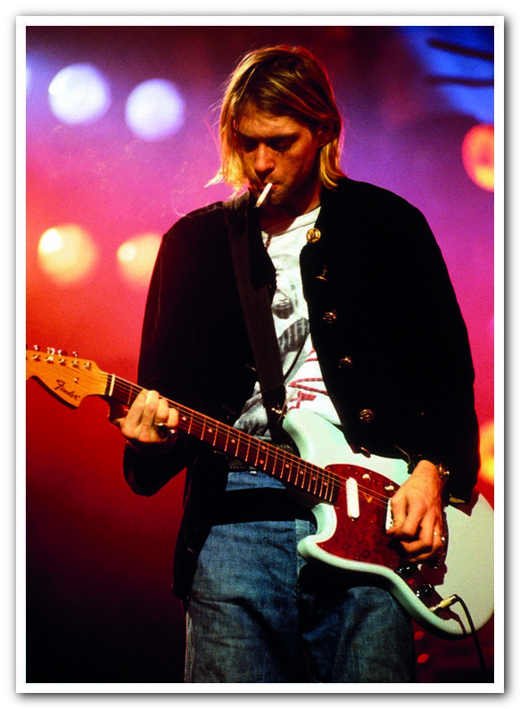 Kurt Cobain - вокаліст та гітарист відомого американського гурту Nirvana