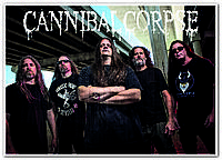 Cannibal Corpse американская дэт-метал группа плакат