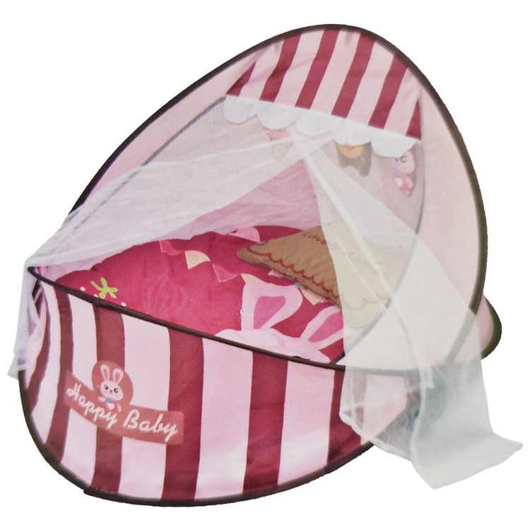 Килимок-манеж для немовляти 2в1, дуга, підвіски, грає музика Червоний, 66527A