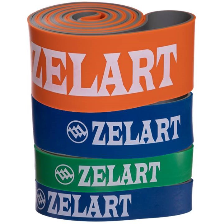 Еспандер-петлі для підтягування ZELART POWER BANDS жорсткість S-M-L-XL (FI-0911-5-6-7-8)
