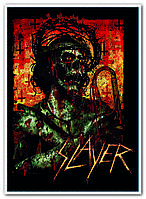 Slayer американская метал группа плакат