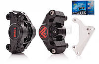 Тюнінг Honda DIO TACT Супорт гальмівний передній двопоршневий / двосторонній фірма LIPAI-Японський бренд